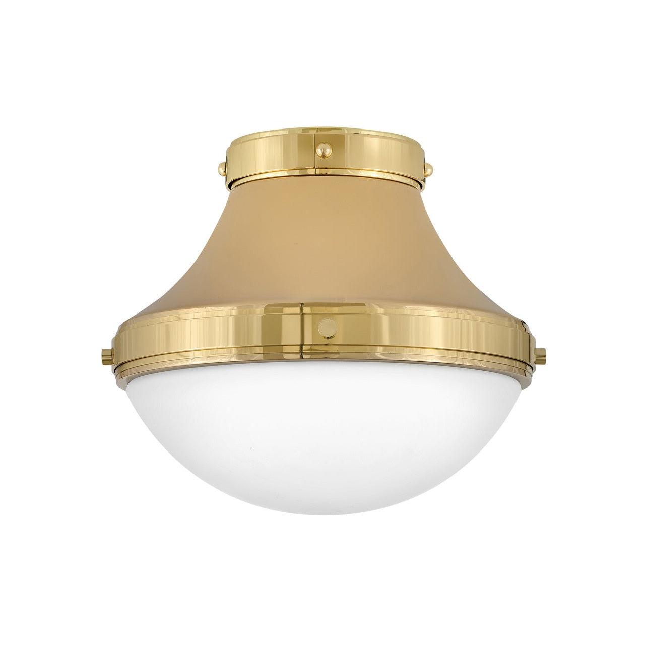 Hinkley - 39051BBR - LED Flush Mount - Oliver - Bright Brass