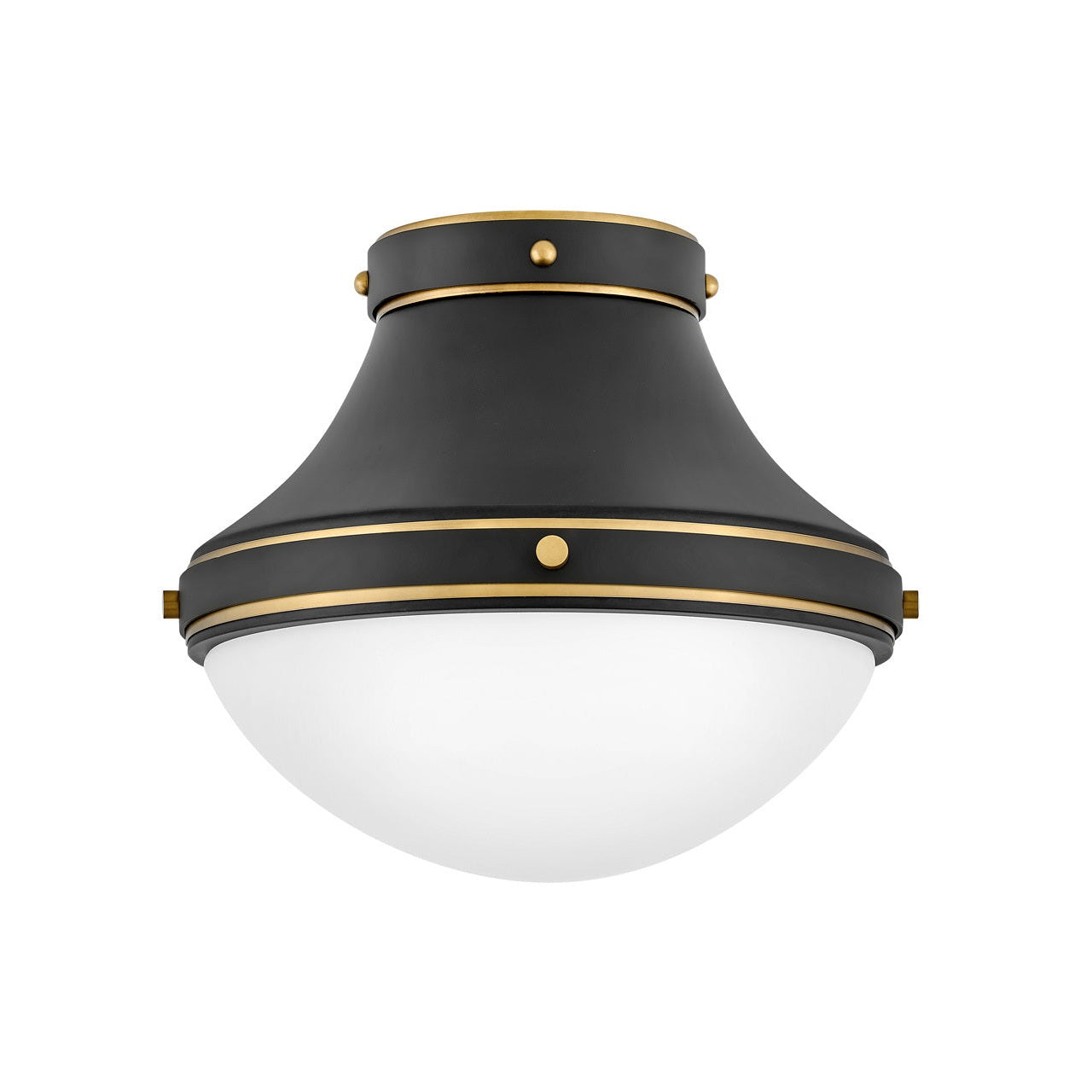 Hinkley - 39051BK - LED Flush Mount - Oliver - Black