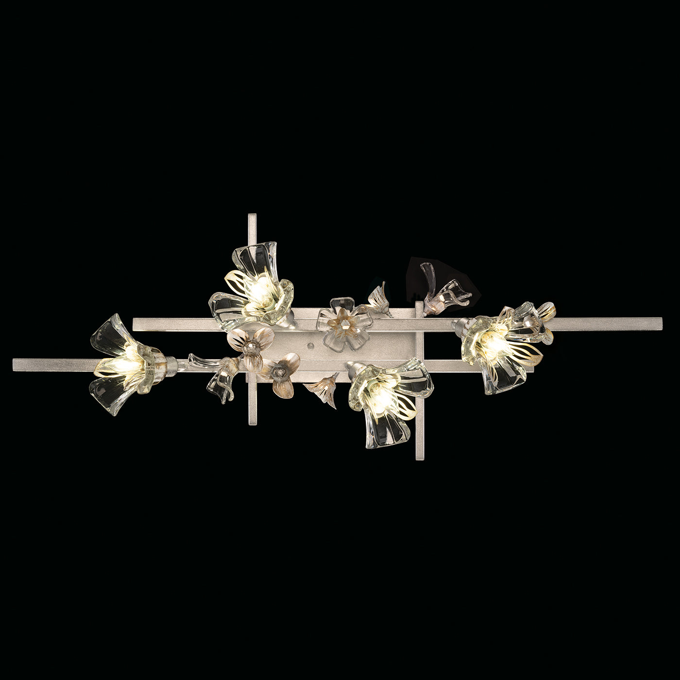 Fine Art Handcrafted Lighting - 916350-1ST - Four Light Bath Bar - Azu - Silver