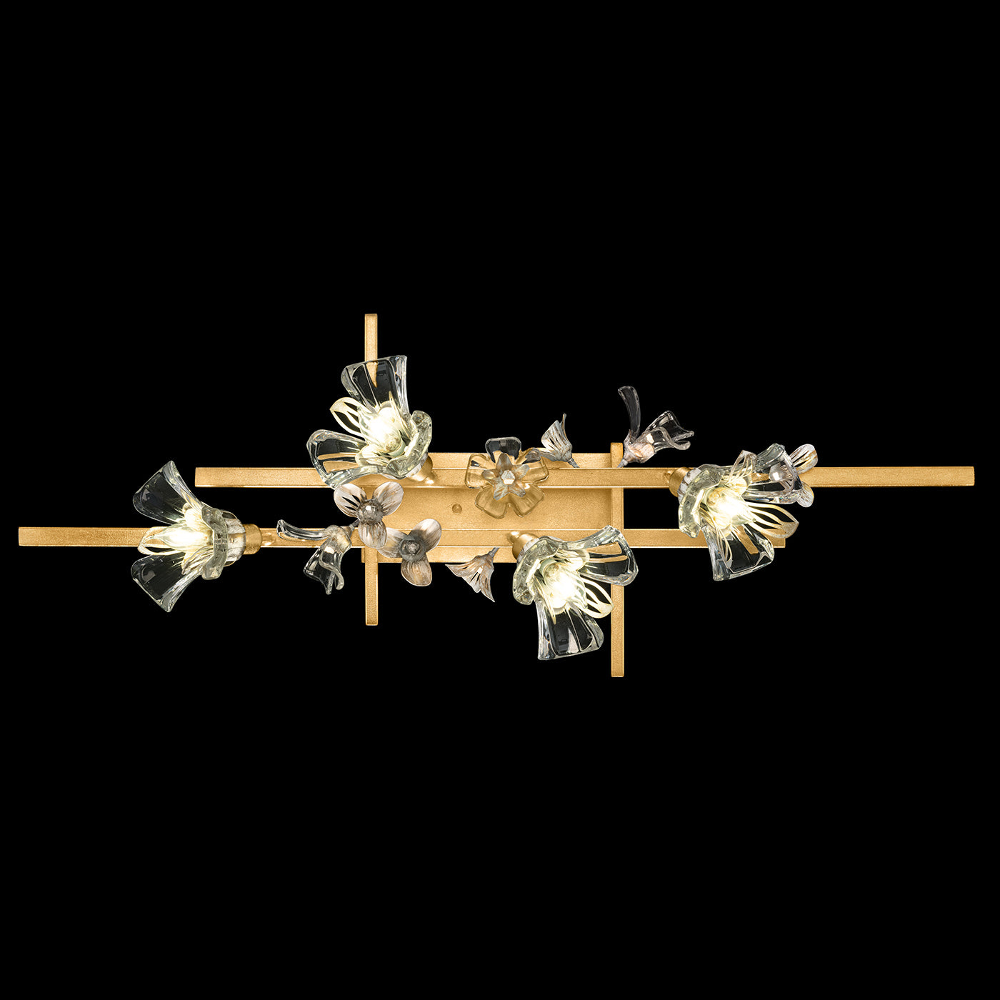 Fine Art Handcrafted Lighting - 916350-2ST - Four Light Bath Bar - Azu - Gold