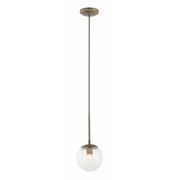 Varaluz - 612740 - One Light Mini Pendant - Mid-Century - Antique Brass