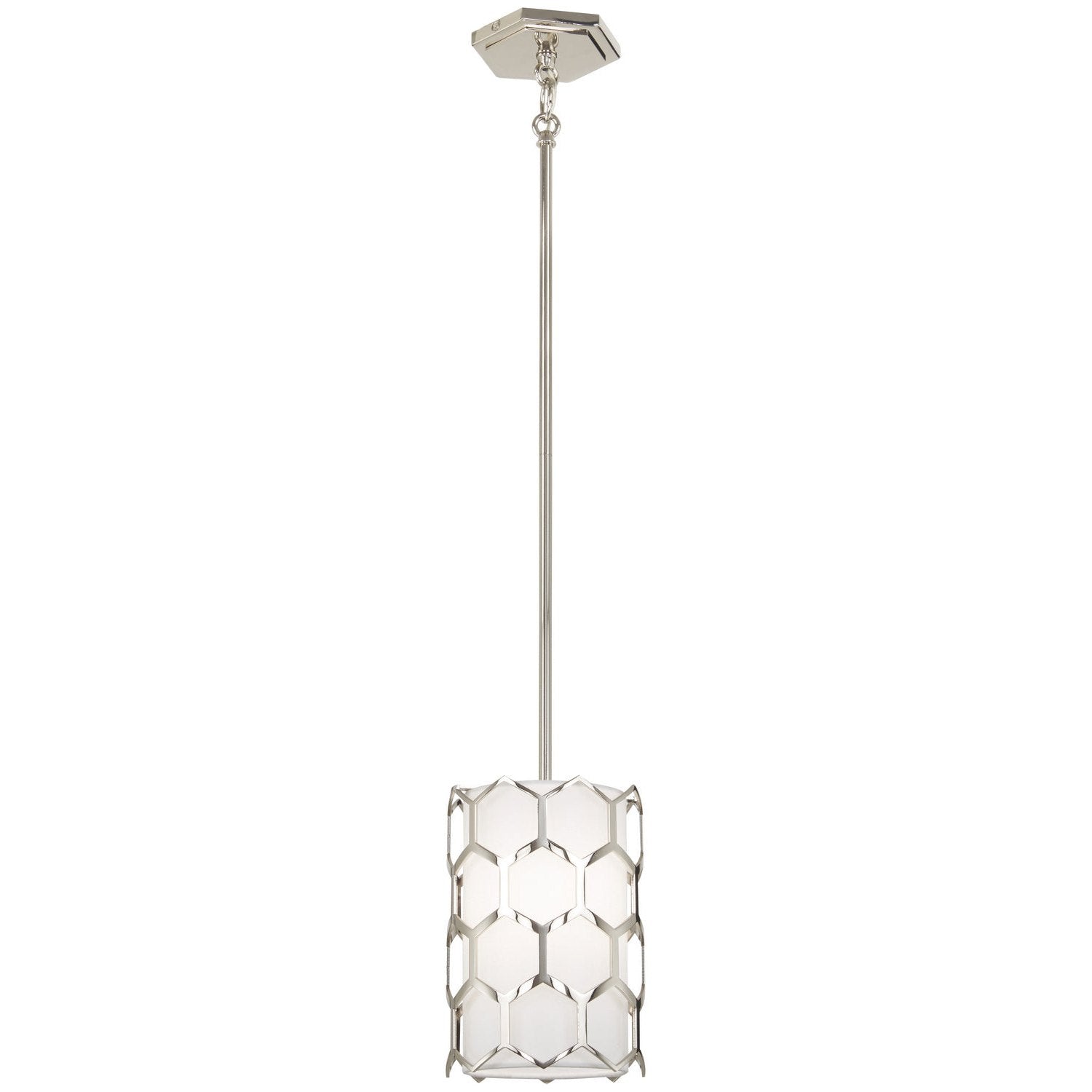 George Kovacs - P1891-613 - One Light Mini Pendant - Missing Link - Polished Nickel