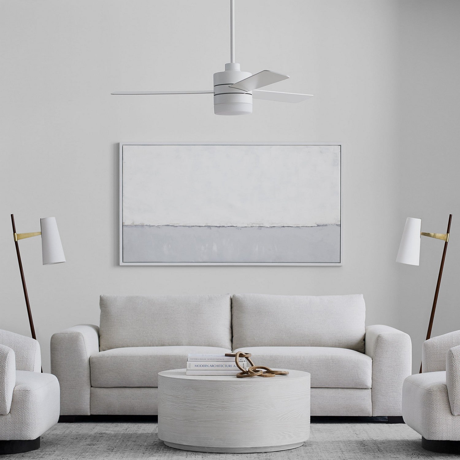 Generation Lighting - 3ERAR52RZWD - 52" Ceiling Fan - Era - Matte White