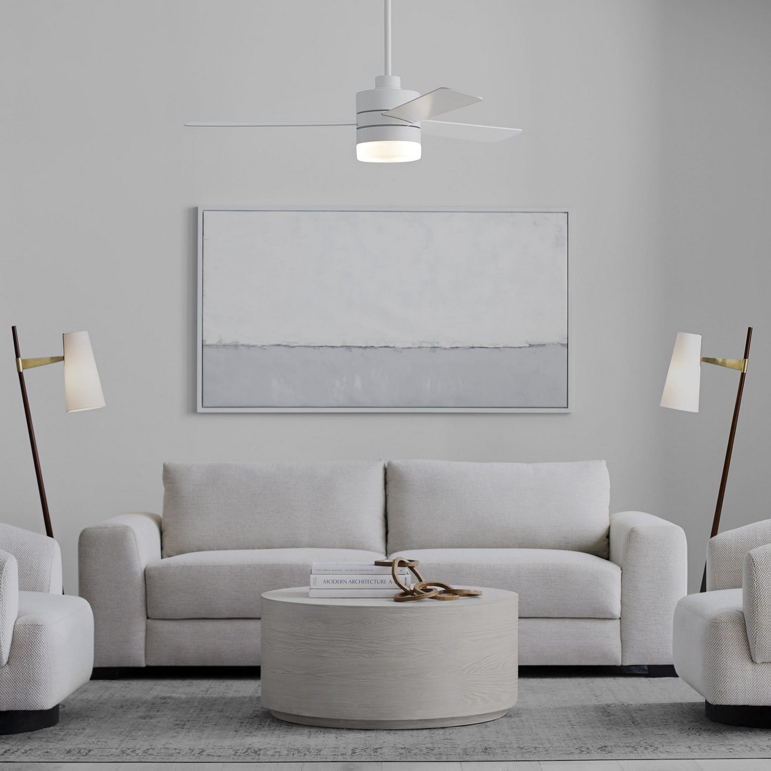 Generation Lighting - 3ERAR52RZWD - 52" Ceiling Fan - Era - Matte White