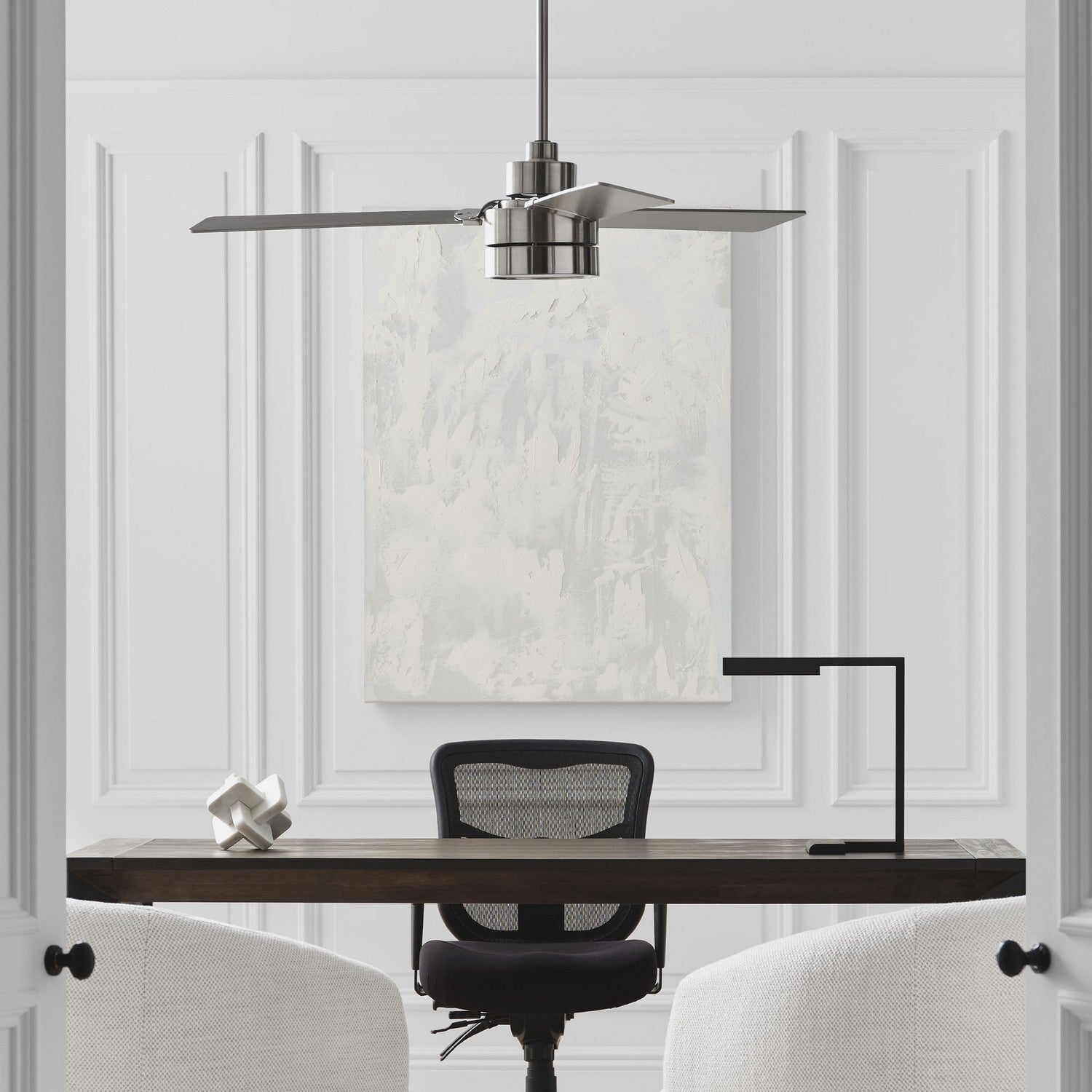Generation Lighting - 3JVR52BSD - 52" Ceiling Fan - Jovie - Brushed Steel