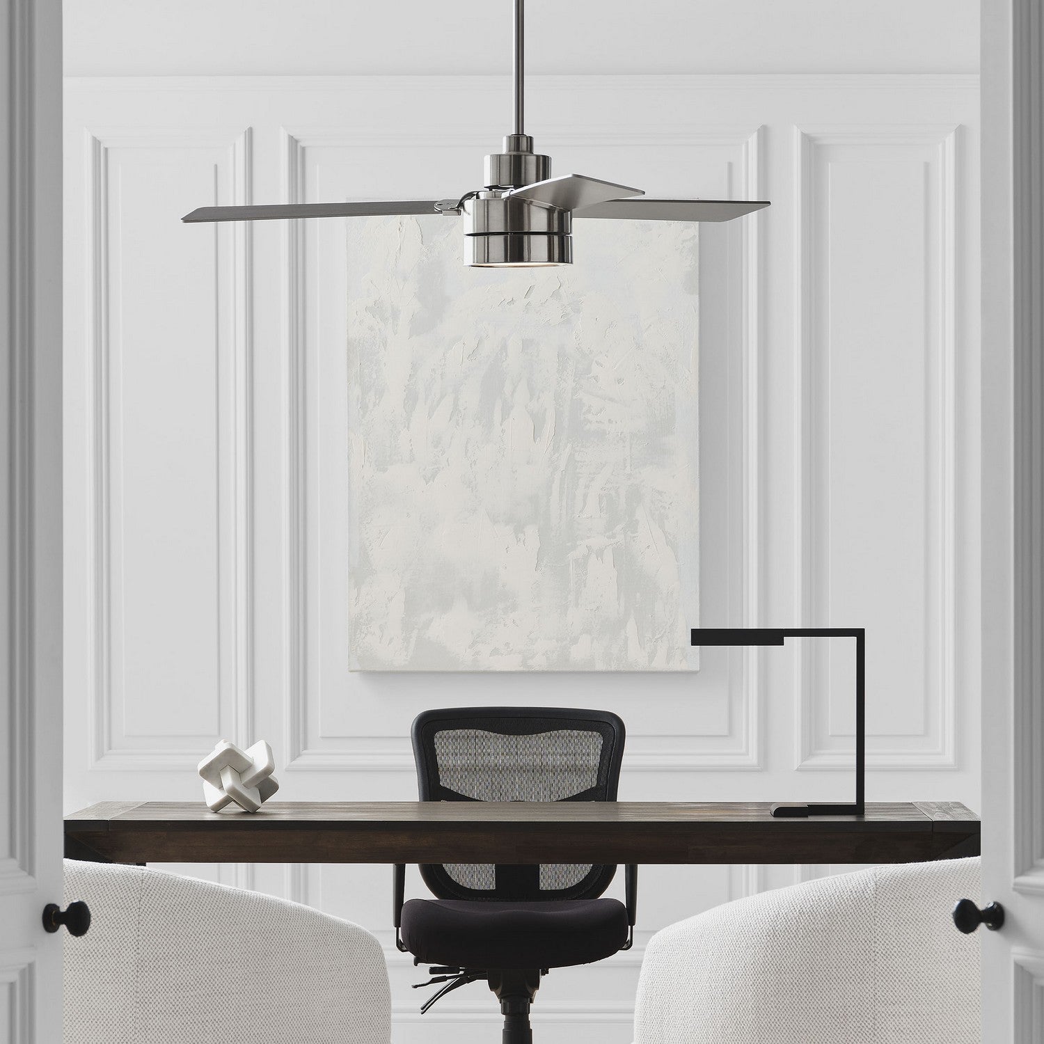 Generation Lighting - 3JVR52BSD - 52" Ceiling Fan - Jovie - Brushed Steel
