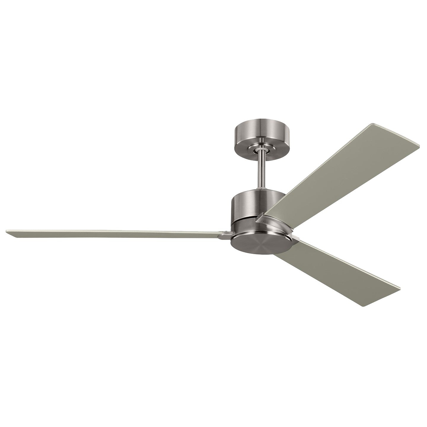 Visual Comfort Fan - 3RZR52BS - 52"Ceiling Fan - Rozzen - Brushed Steel