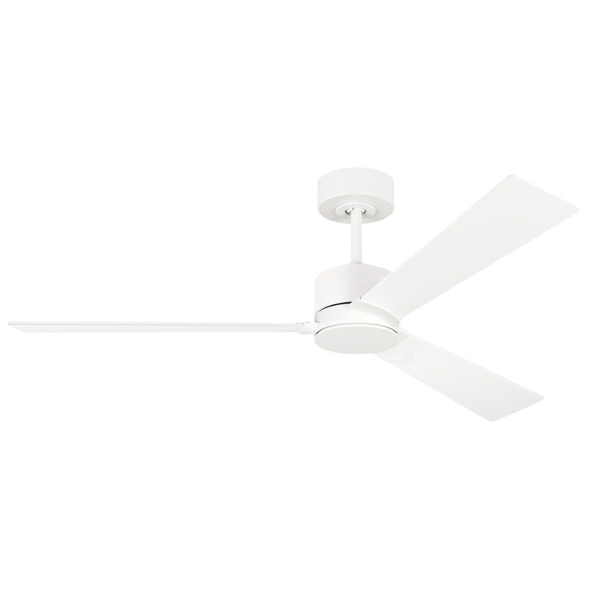 Visual Comfort Fan - 3RZR52RZW - 52"Ceiling Fan - Rozzen - Matte White