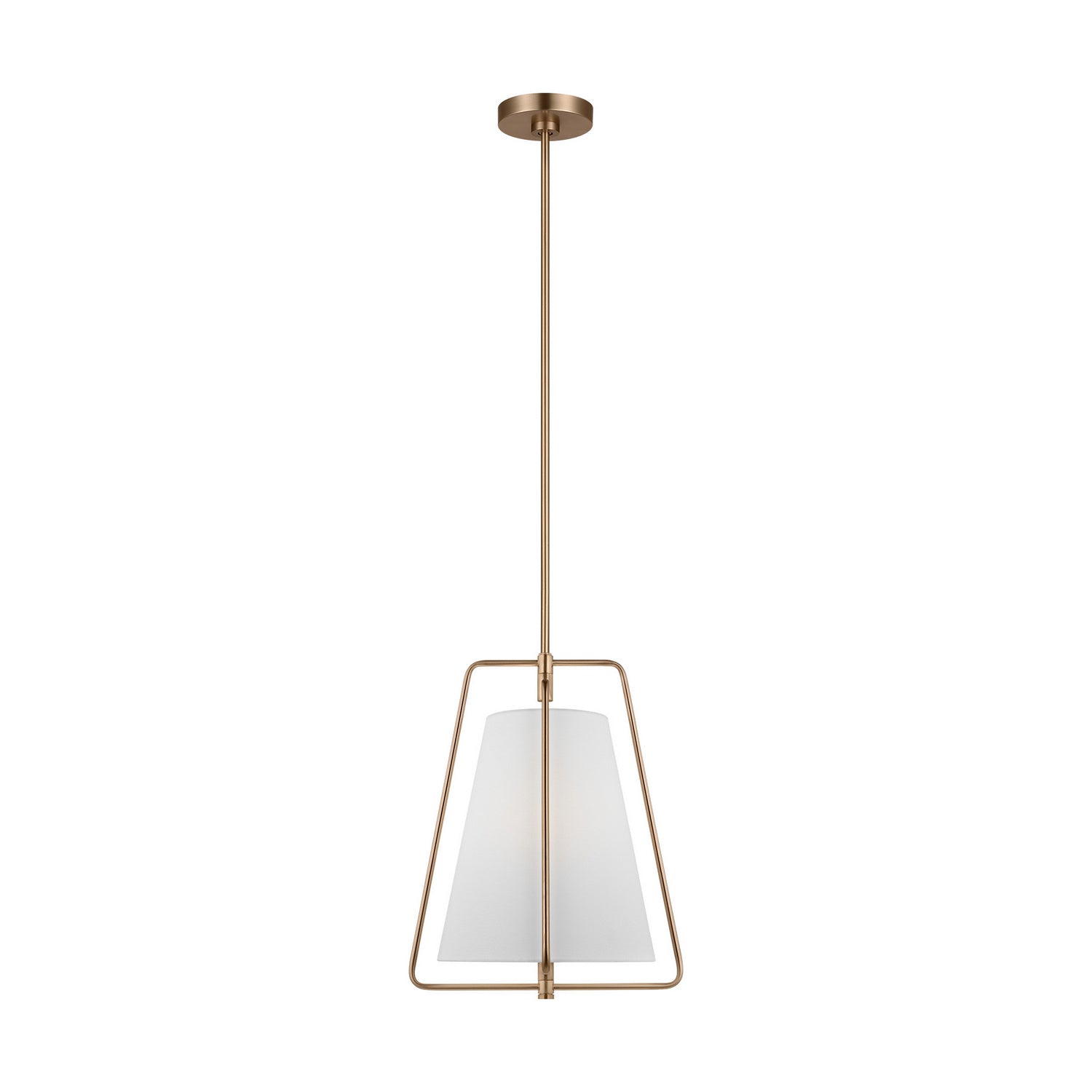 Visual Comfort Studio - 6507401-848 - One Light Pendant - Allis - Satin Brass