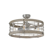 Hinkley - 904627FBN-LIA - 27" LED Fandelier - Bryce - Brushed Nickel