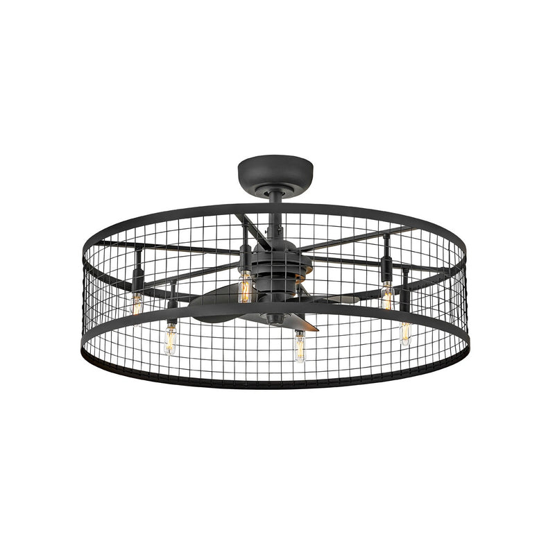 Hinkley - 904730FMB-LIA - 30" LED Fandelier - Finnigan - Matte Black