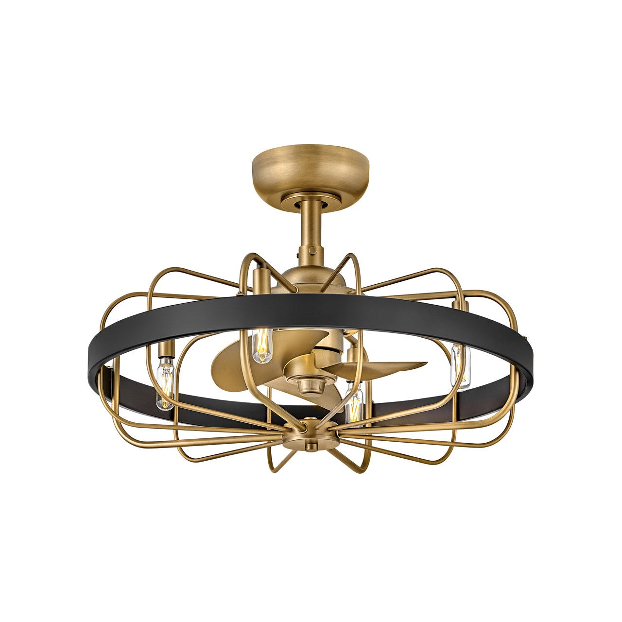 Hinkley - 905022FHB-LIA - 22" LED Fandelier - Eli - Heritage Brass