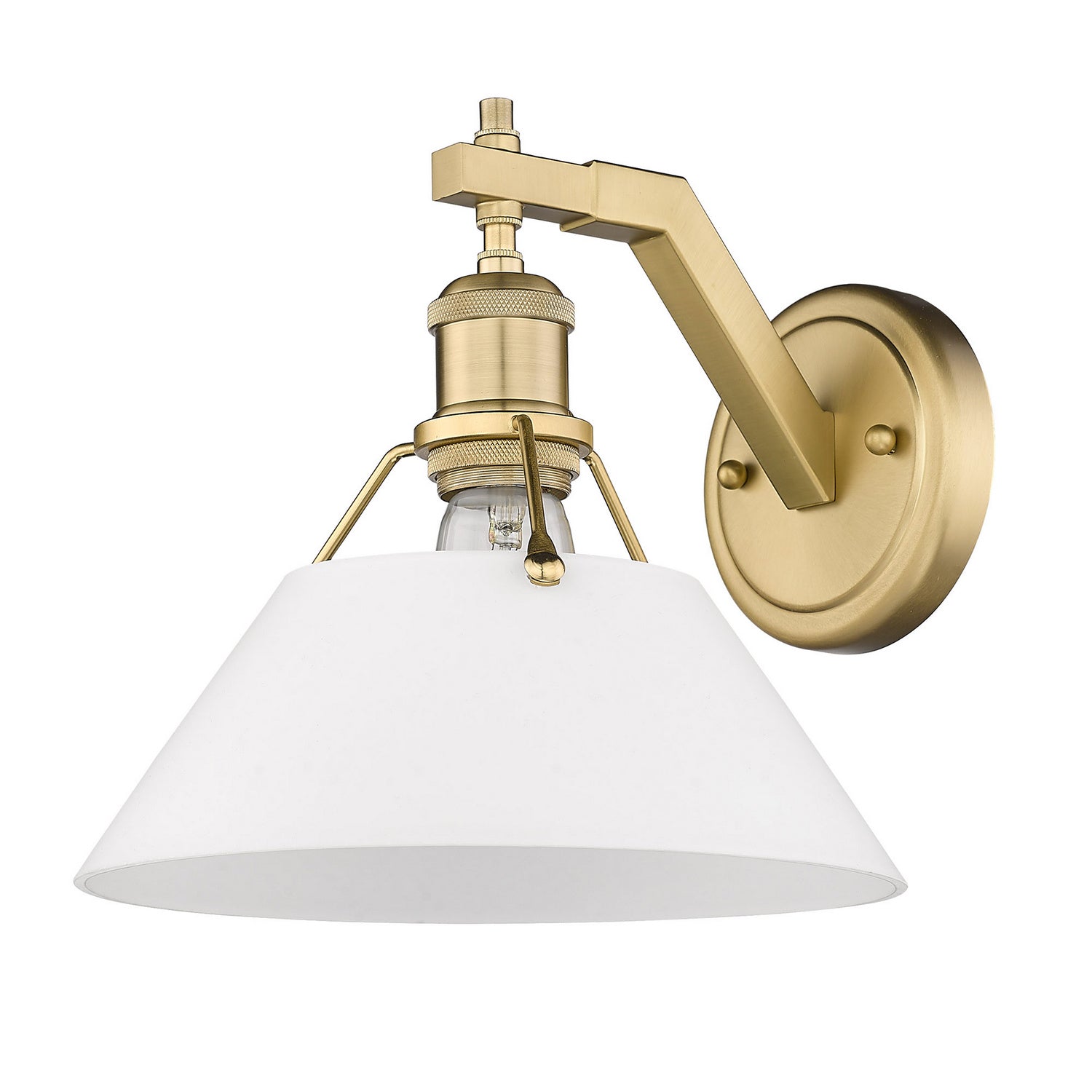 Golden - 3306-1W BCB-OP - One Light Wall Sconce - Orwell - Brushed Champagne Bronze