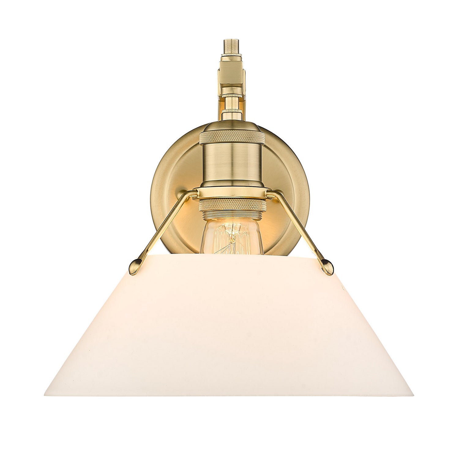 Golden - 3306-1W BCB-OP - One Light Wall Sconce - Orwell - Brushed Champagne Bronze