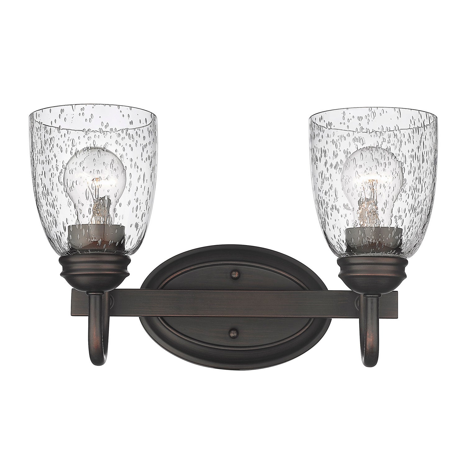 Golden - 8001-BA2 RBZ-SD - Two Light Bath Vanity - Parrish - Rubbed Bronze