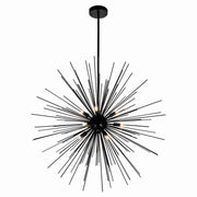 CWI Lighting - 1034P30-9-101 - Nine Light Chandelier - Savannah - Black
