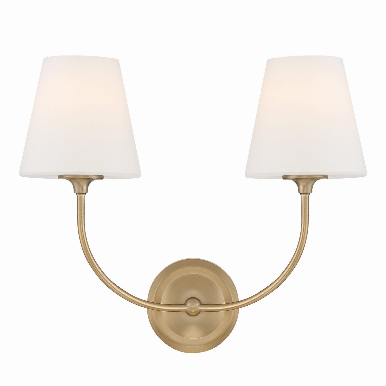 Crystorama - 2442-OP-VG - Two Light Wall Sconce - Sylvan - Vibrant Gold