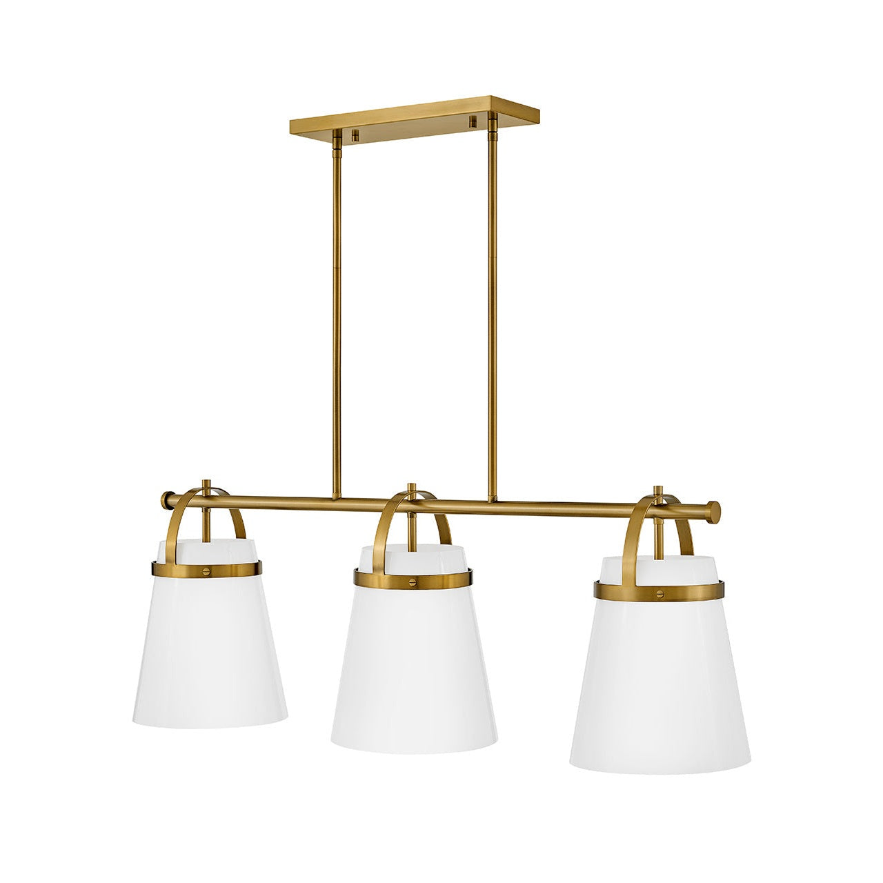 Lark - 83056LCB - LED Linear Chandelier - Tori - Lacquered Brass
