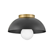 Lark - 83301BK - LED Flush Mount - Stu - Black