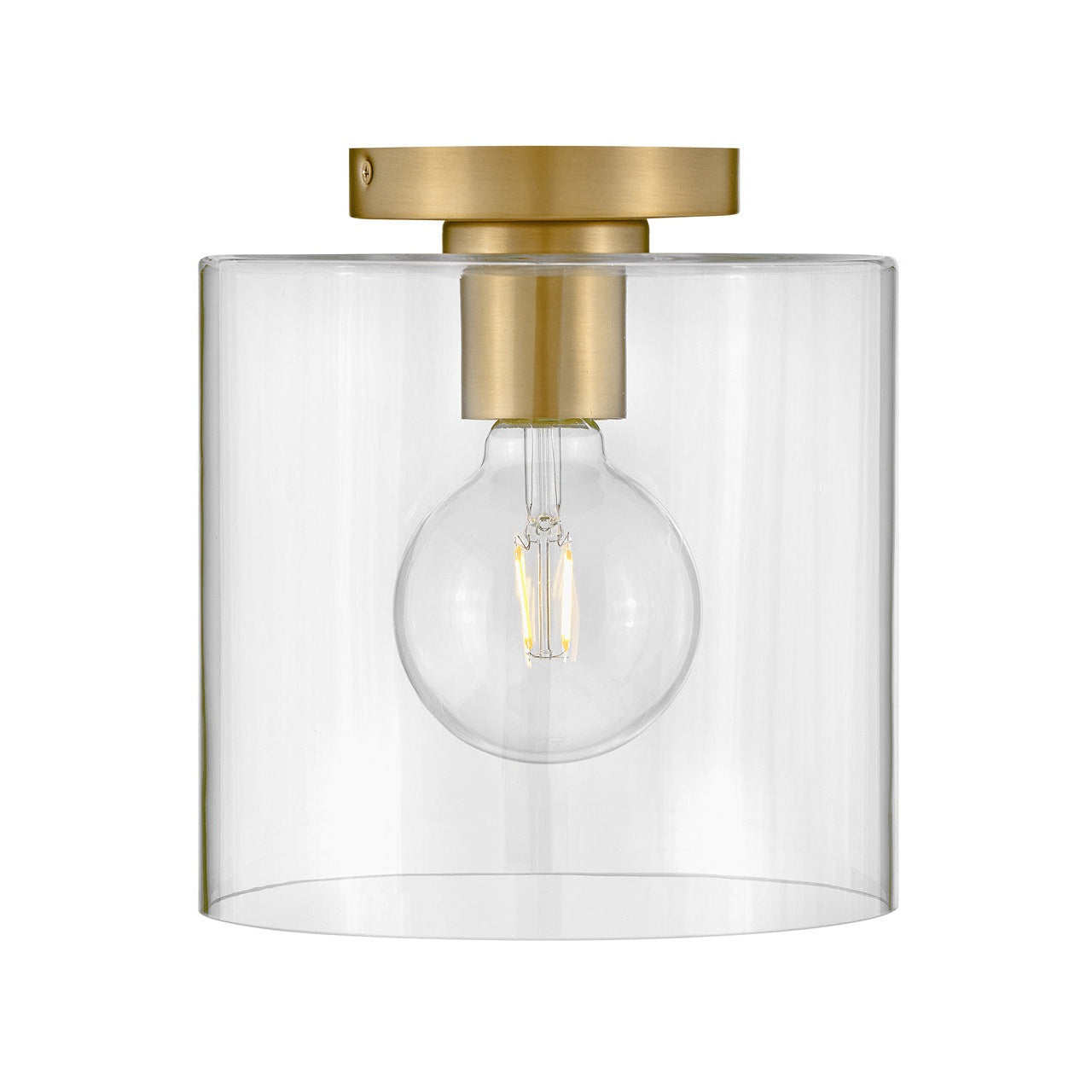 Lark - 83531LCB - LED Flush Mount - Pippa - Lacquered Brass