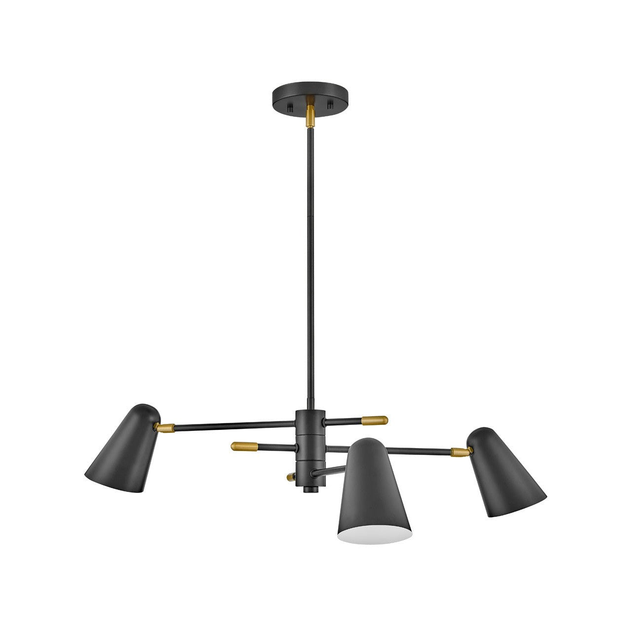 Lark - 83543BK - LED Chandelier - Birdie - Black