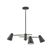 Lark - 83543BK - LED Chandelier - Birdie - Black