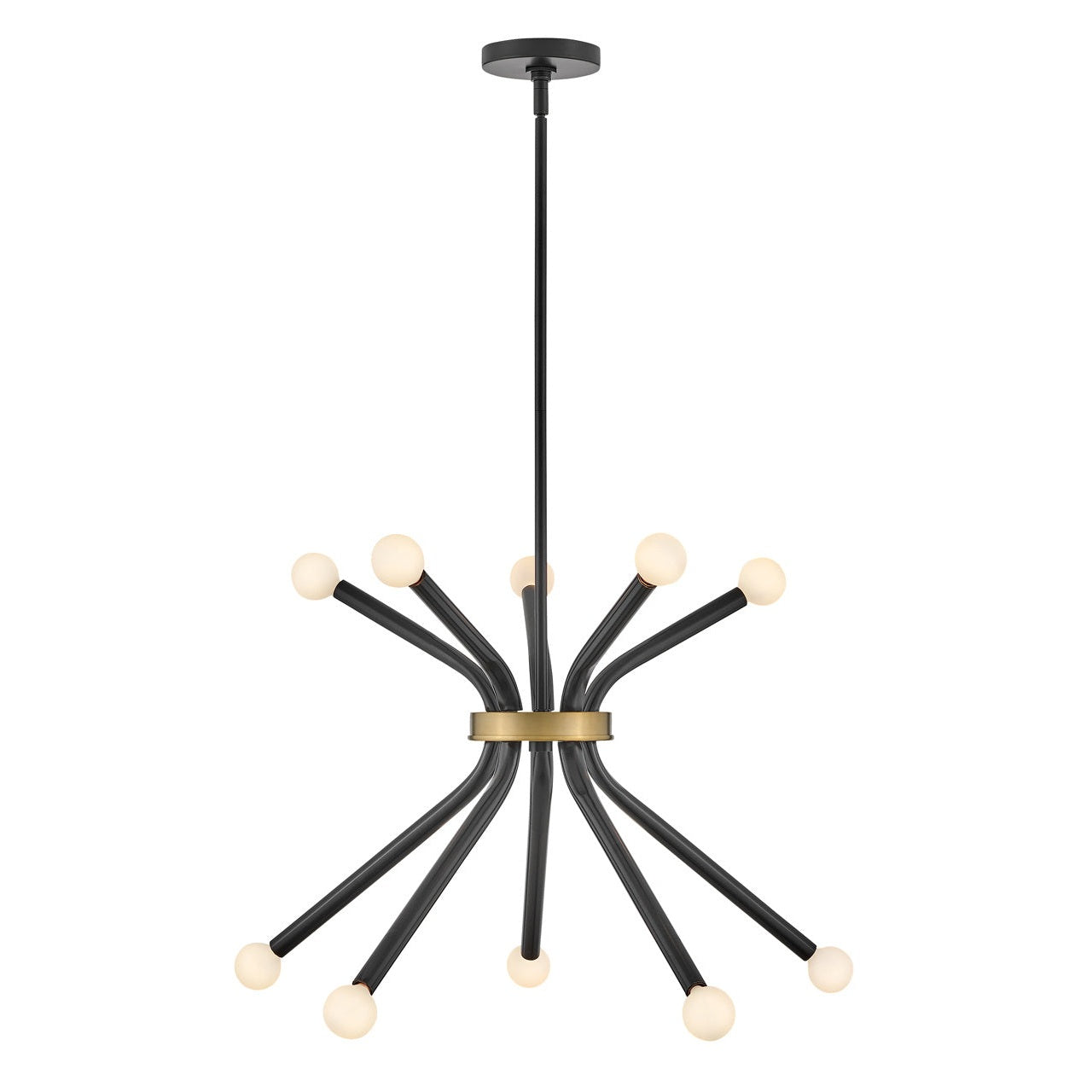 Lark - 83855BK - LED Chandelier - Axton - Black