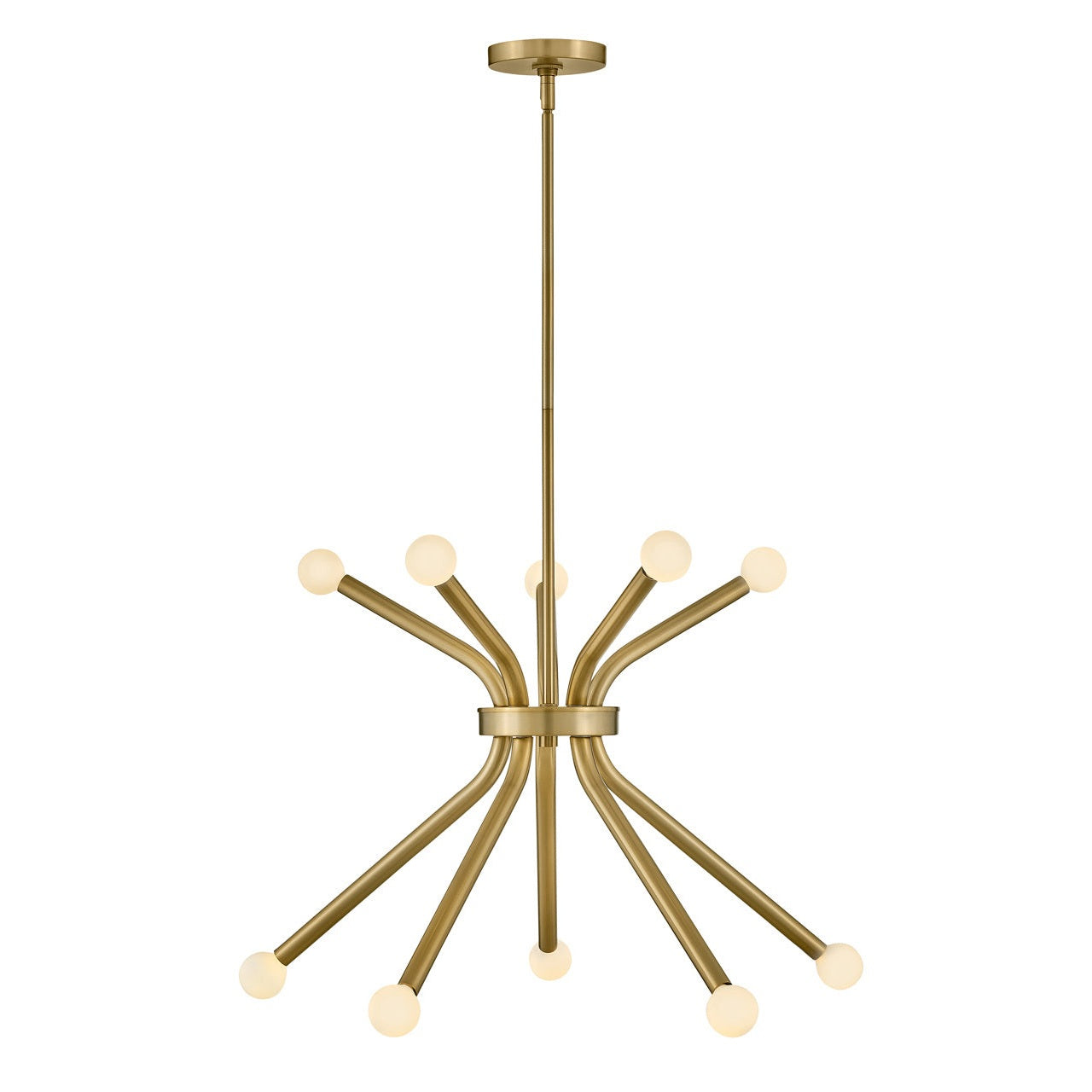 Lark - 83855LCB - LED Chandelier - Axton - Lacquered Brass