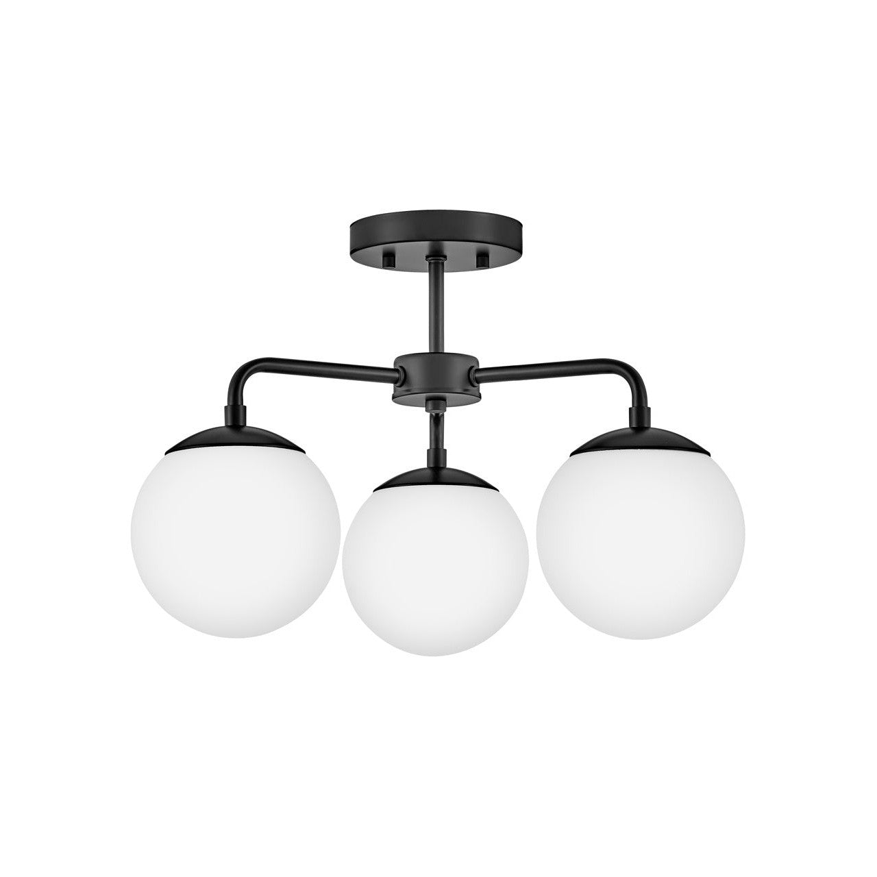 Lark - 84203BK - LED Semi-Flush Mount - Julep - Black