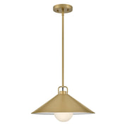 Lark - 84437LCB - LED Pendant - Milo - Lacquered Brass