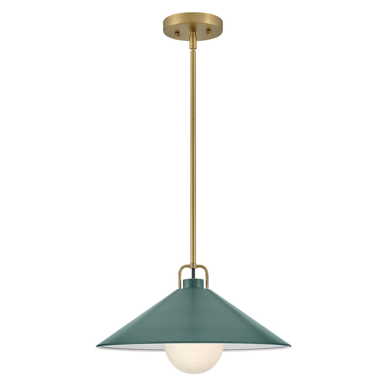 Lark - 84437LCB-SG - LED Pendant - Milo - Lacquered Brass