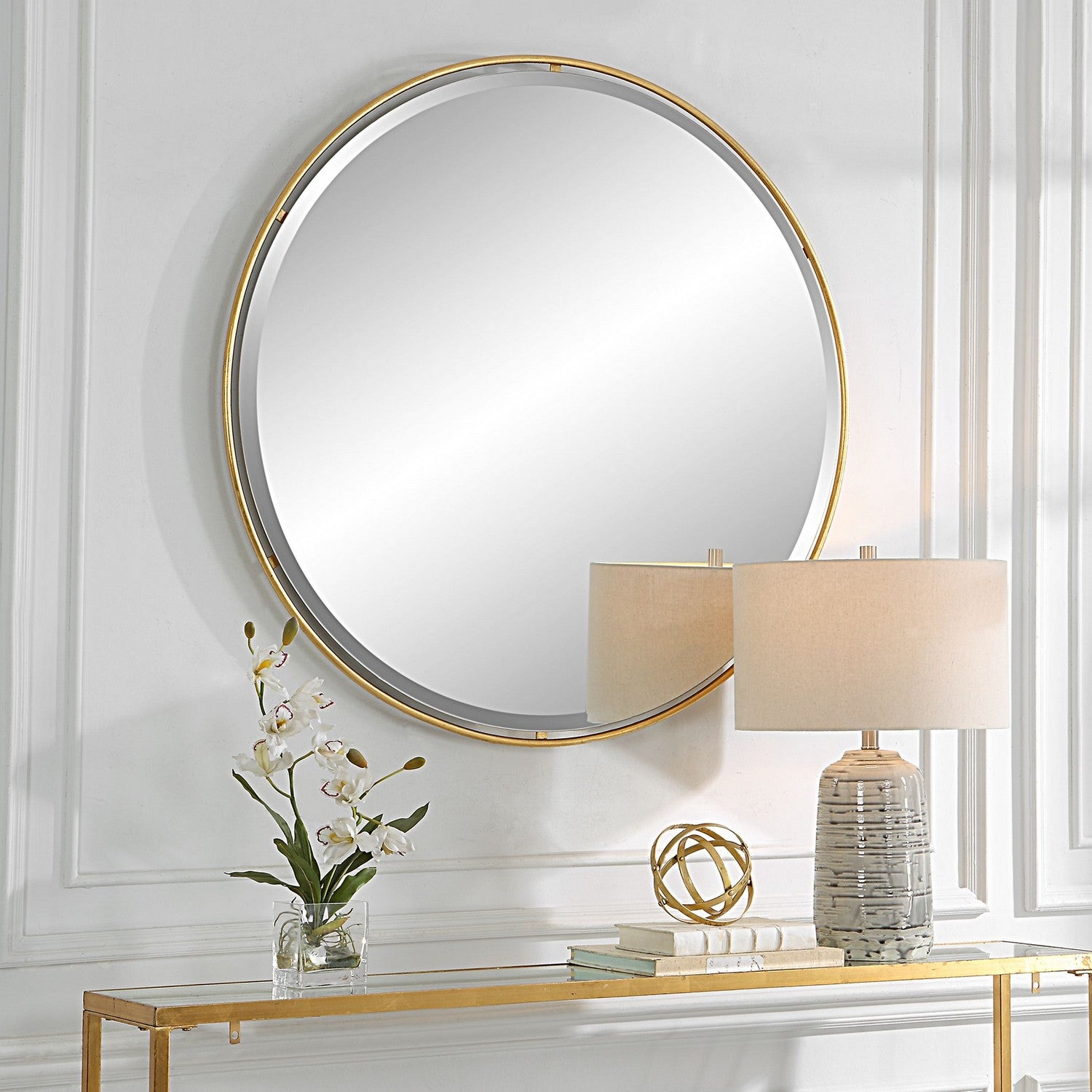 Uttermost - 09832 - Mirror - Canillo - Antiqued Gold Leaf