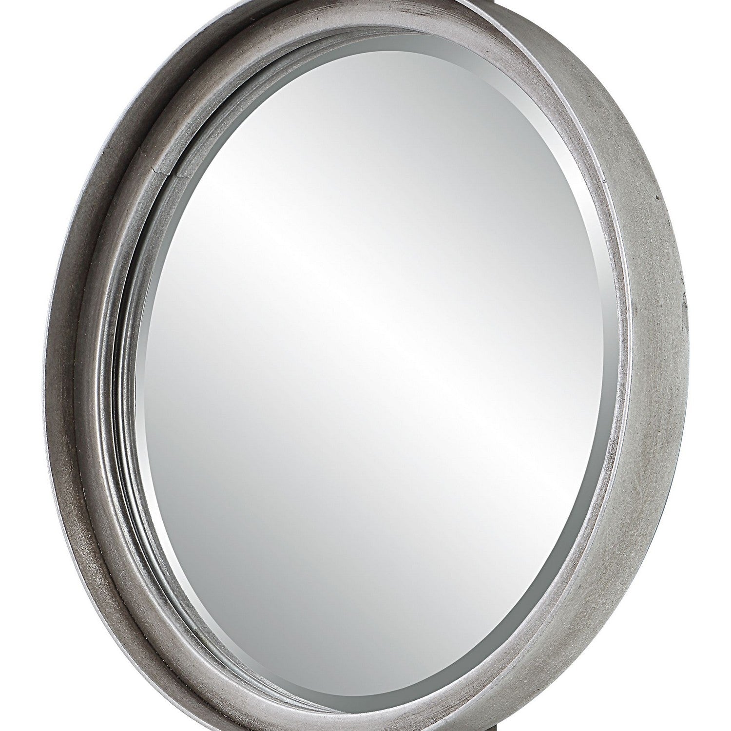 Uttermost - 09842 - Mirror - Button - Silver Leaf