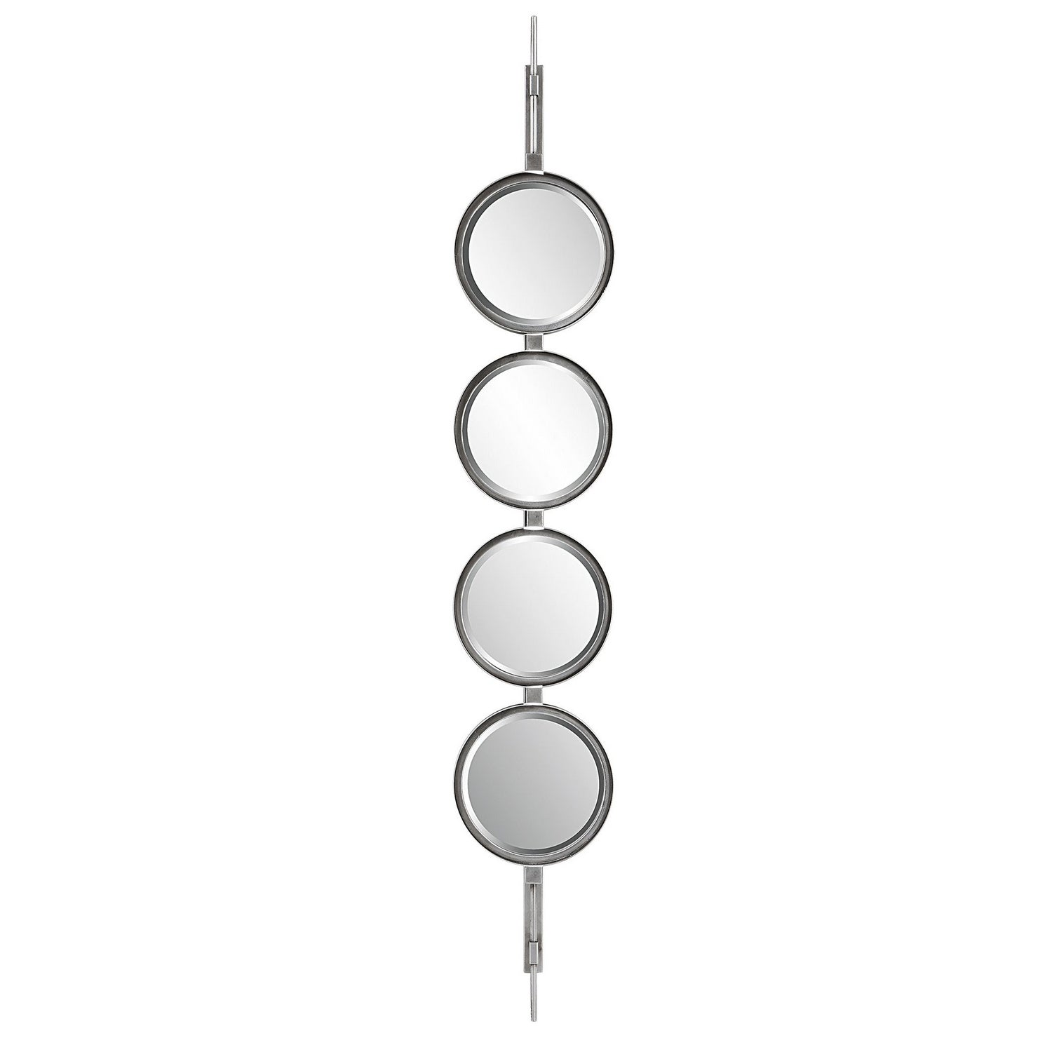 Uttermost - 09842 - Mirror - Button - Silver Leaf