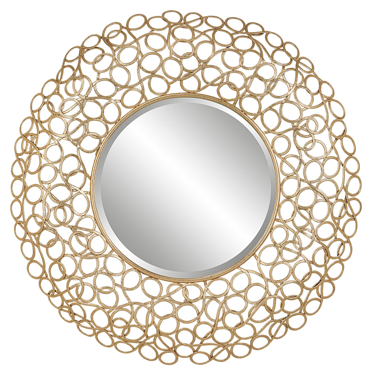Uttermost - 09850 - Mirror - Swirl - Gold Leaf