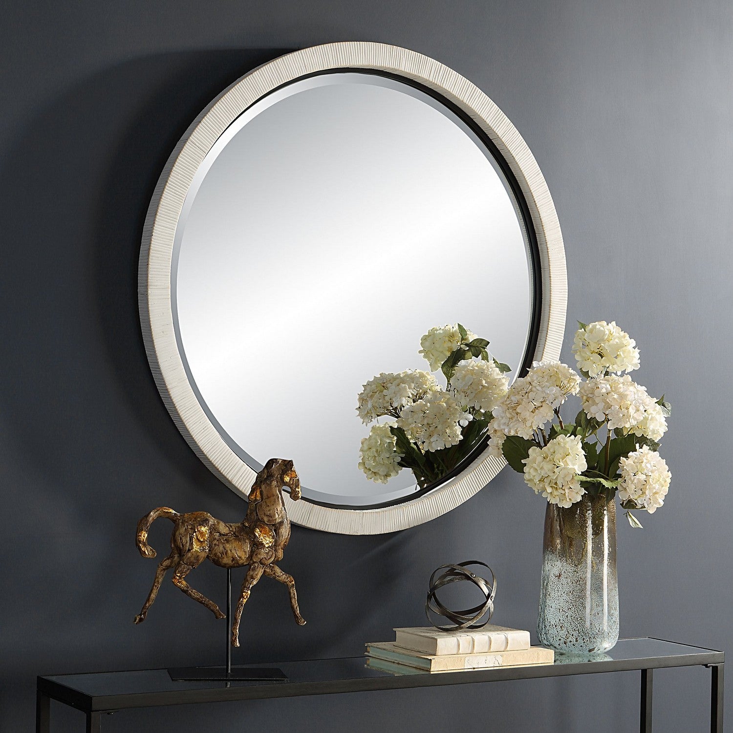 Uttermost - 09860 - Mirror - Granada - Matte Black
