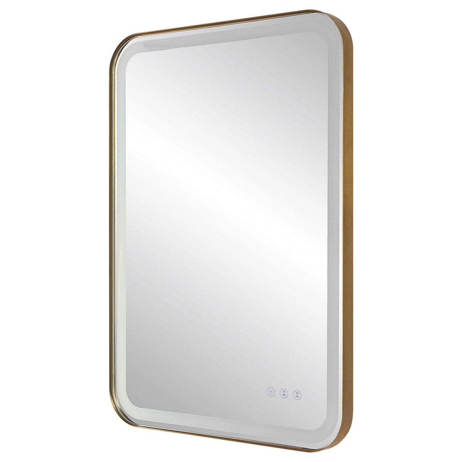 Uttermost - 09862 - Vanity Mirror - Crofton - Brushed Brass Plated Stainless Steel