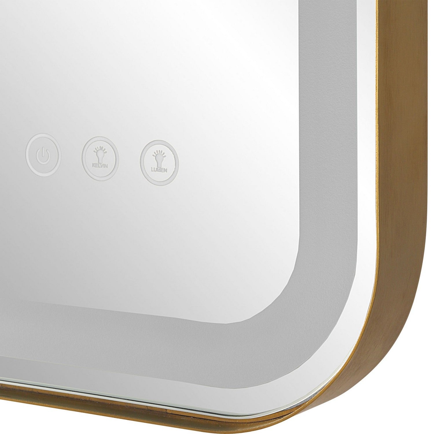 Uttermost - 09862 - Vanity Mirror - Crofton - Brushed Brass Plated Stainless Steel