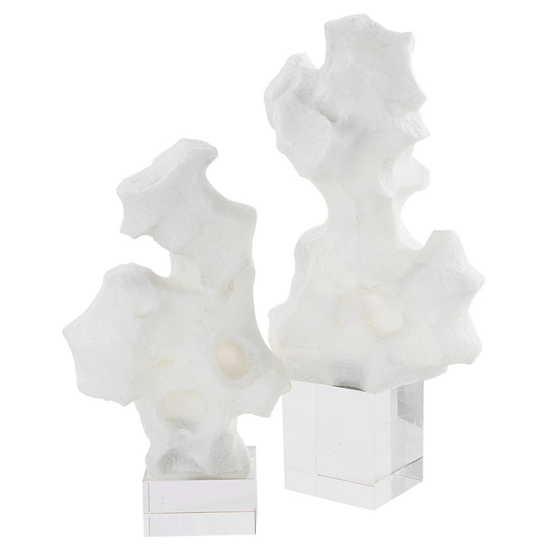 Uttermost - 18046 - Sculptures, Set/2 - Remnant - White