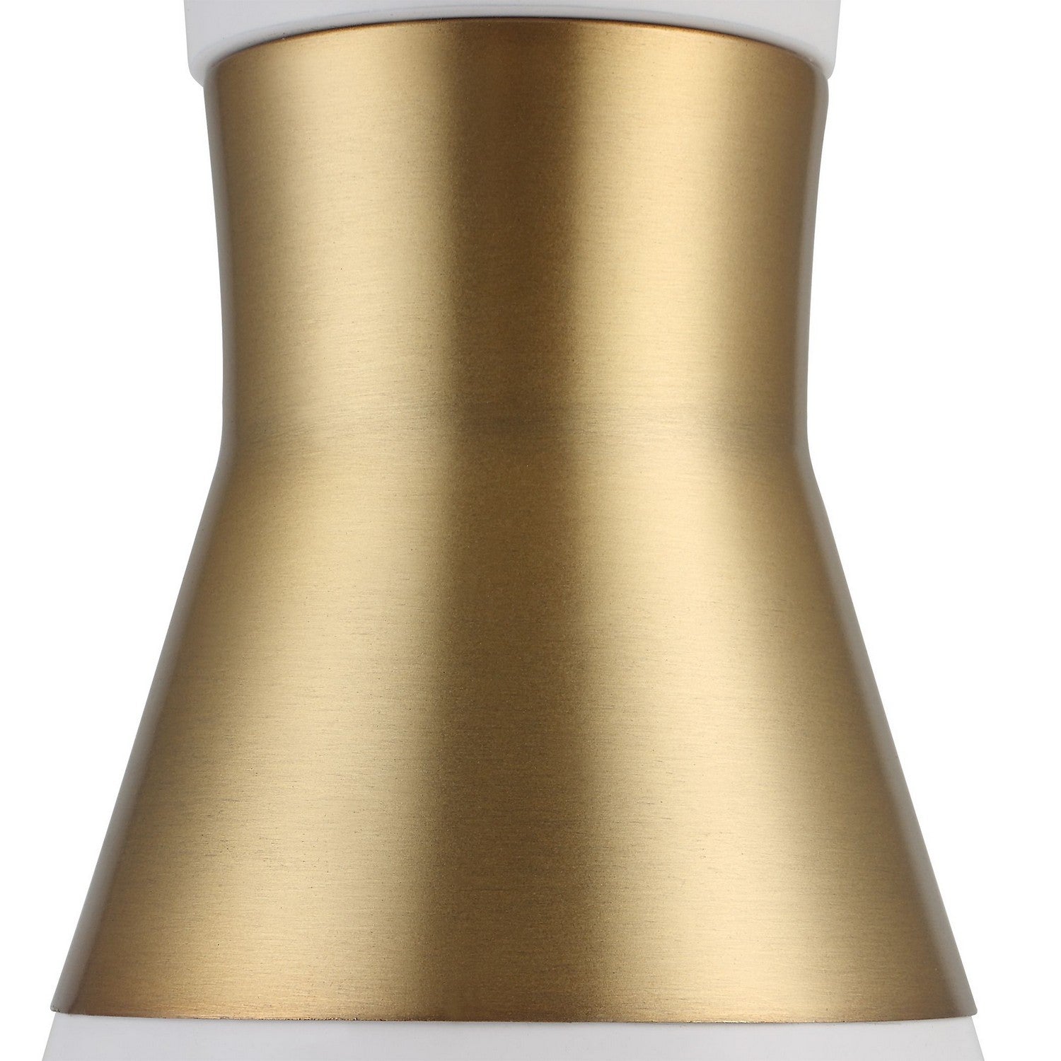 Uttermost - 21560 - One Light Mini Pendant - Eames - Antique Brass & White