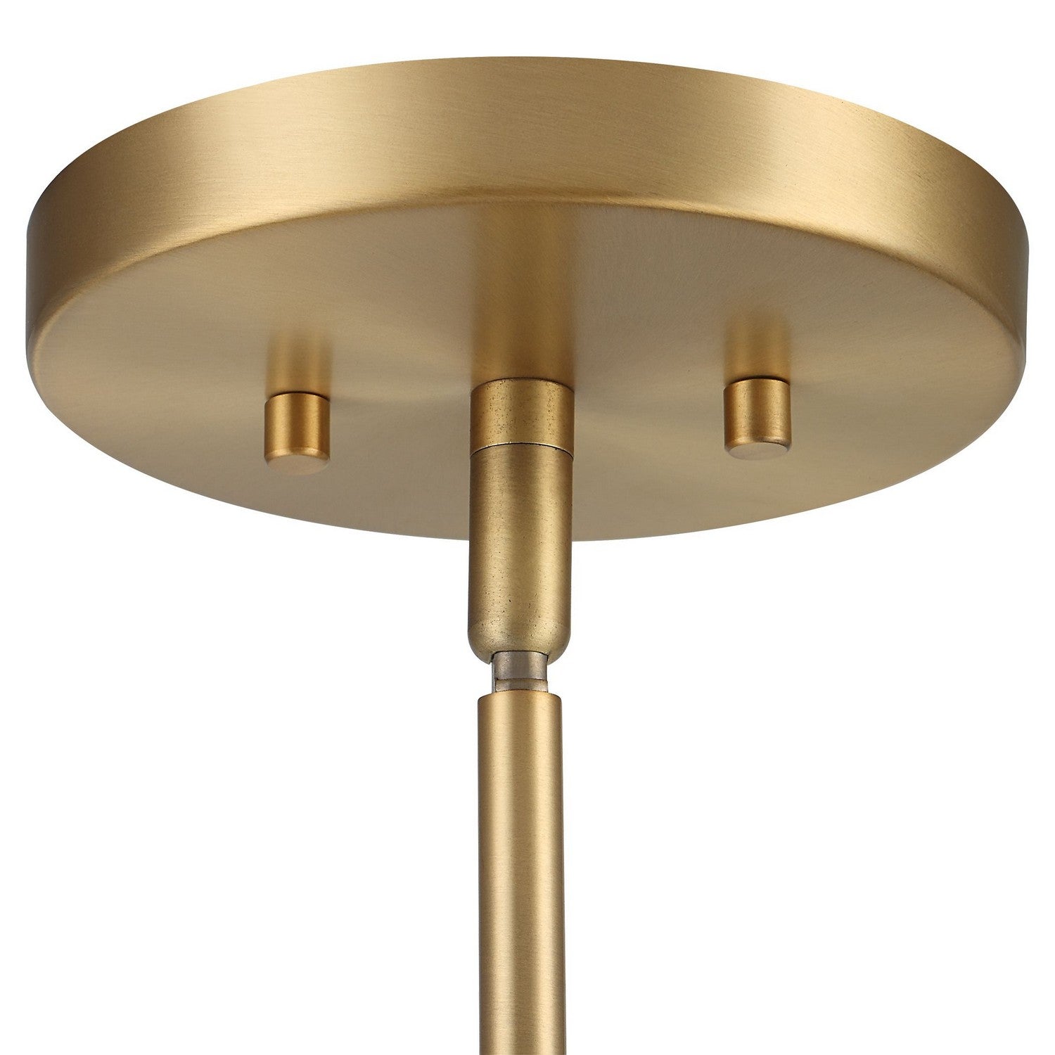 Uttermost - 21560 - One Light Mini Pendant - Eames - Antique Brass & White