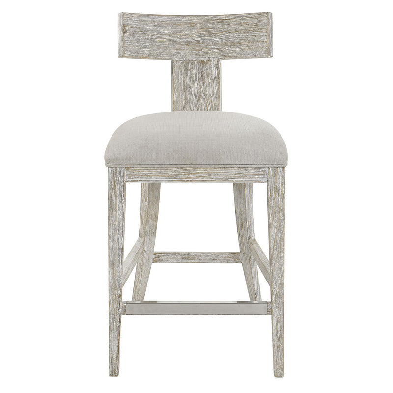 Uttermost - 23693 - Counter Stool - Idris - Whitewashed