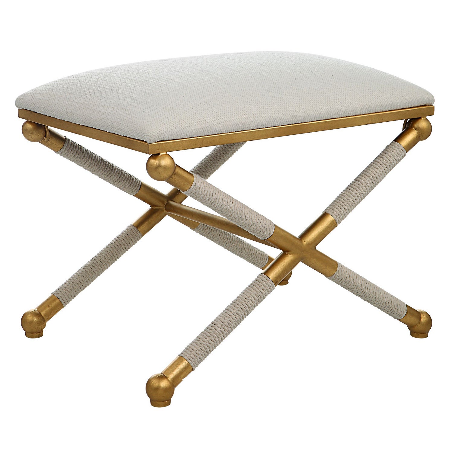 Uttermost - 23732 - Bench - Socialite - Gold Leaf