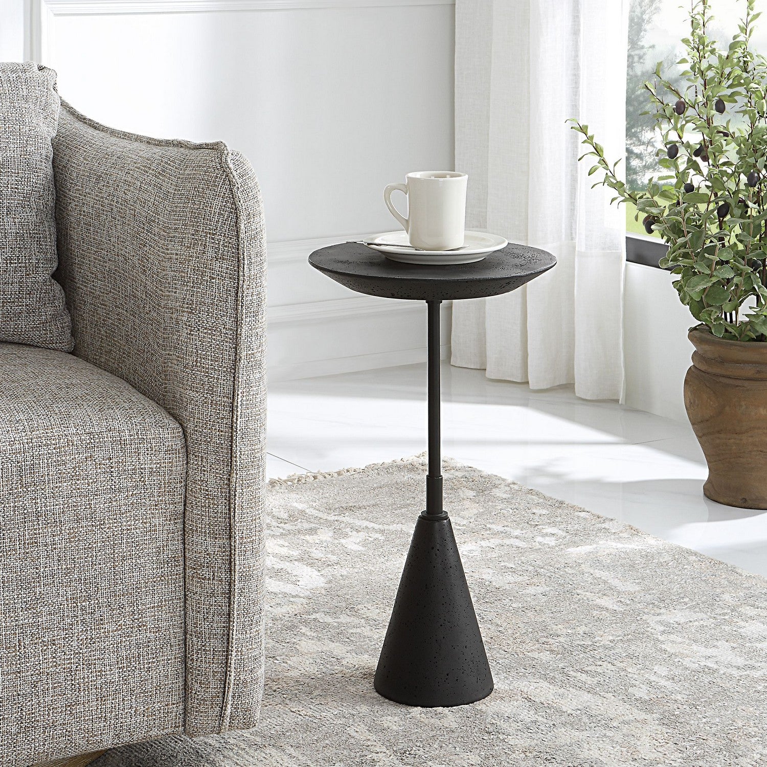 Uttermost - 25235 - Accent Table - Midnight - Black