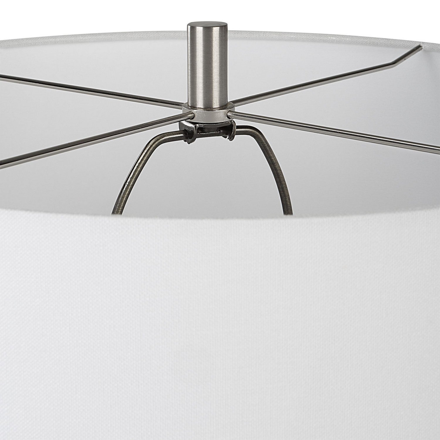 Uttermost - 30104 - One Light Table Lamp - Scouts - Brushed Nickel