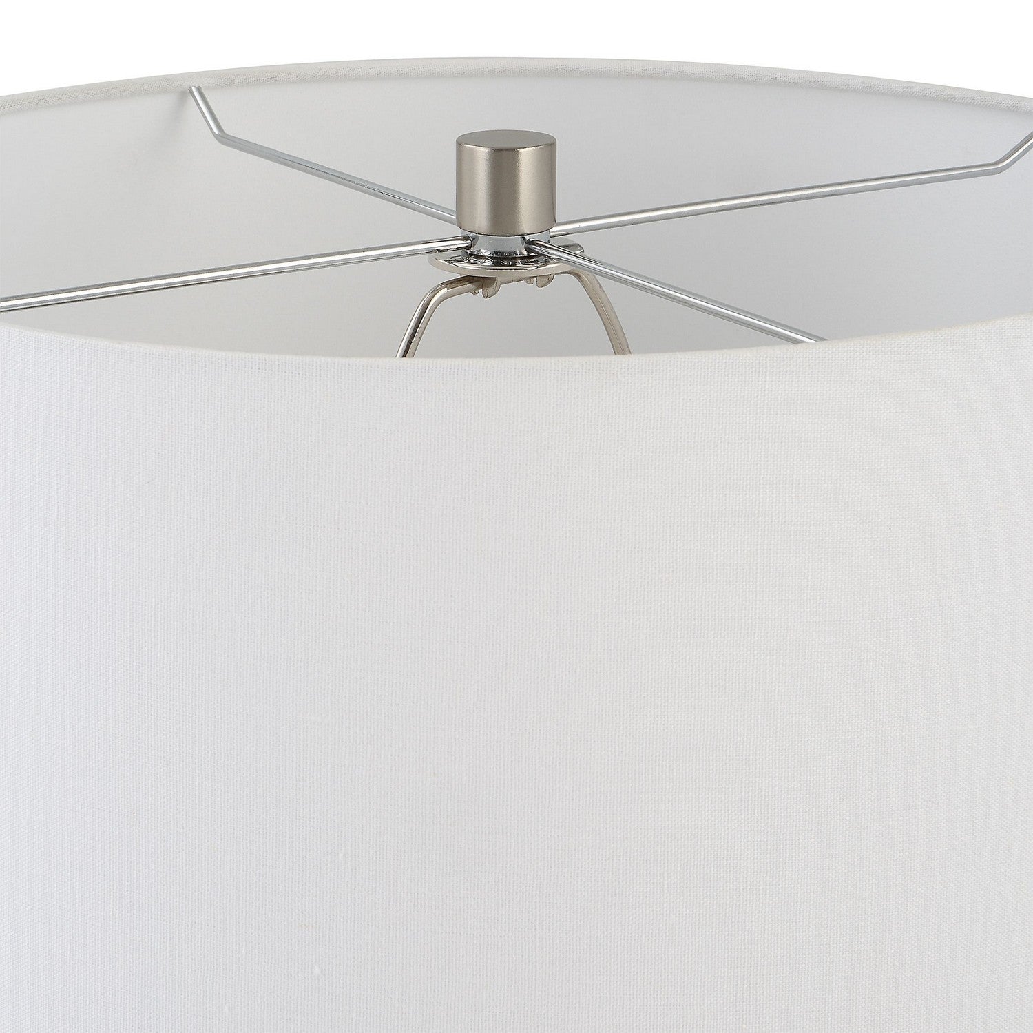Uttermost - 30143 - One Light Table Lamp - Campa - Brushed Nickel