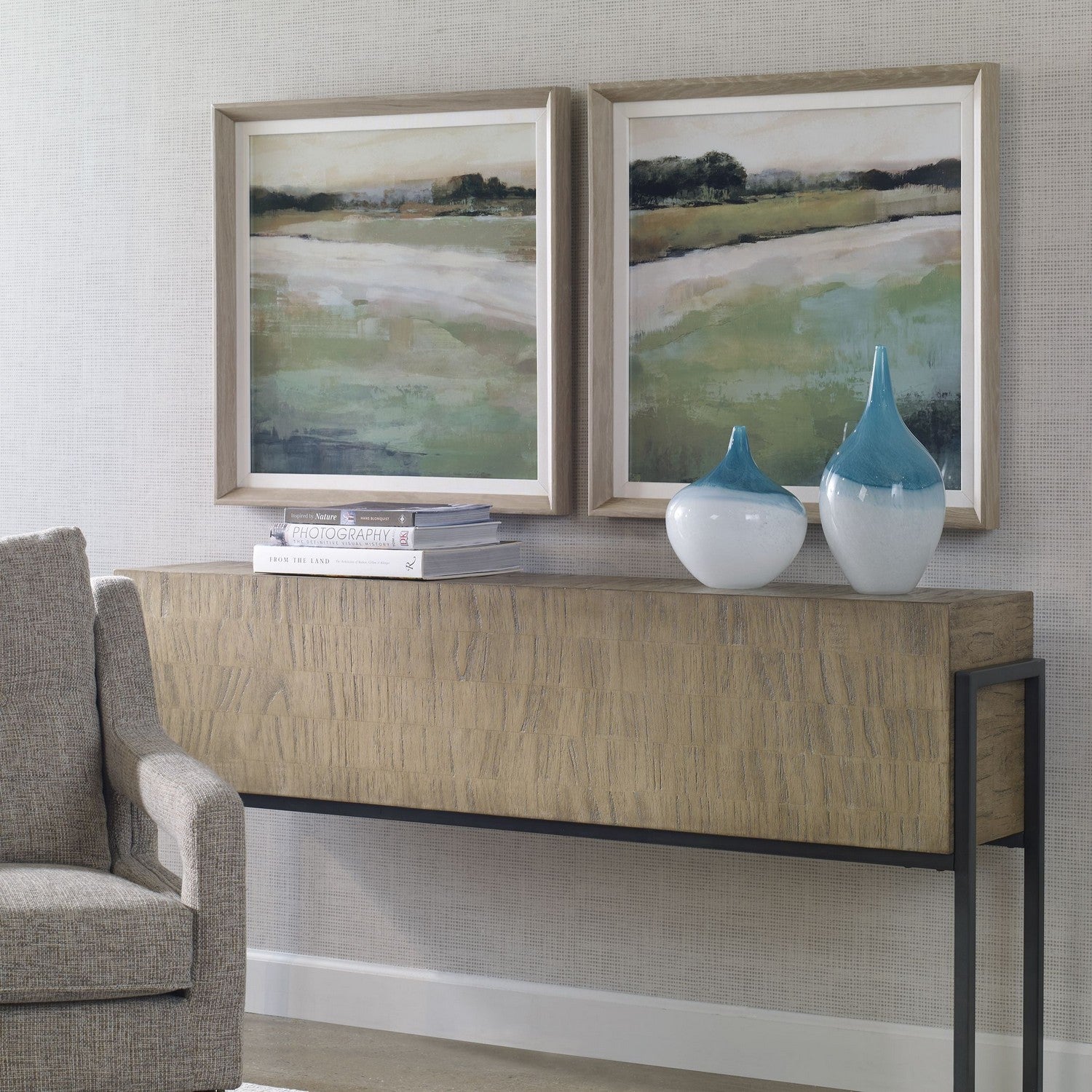 Uttermost - 41450 - Framed Prints, Set/2 - Vivid Vista - Natural