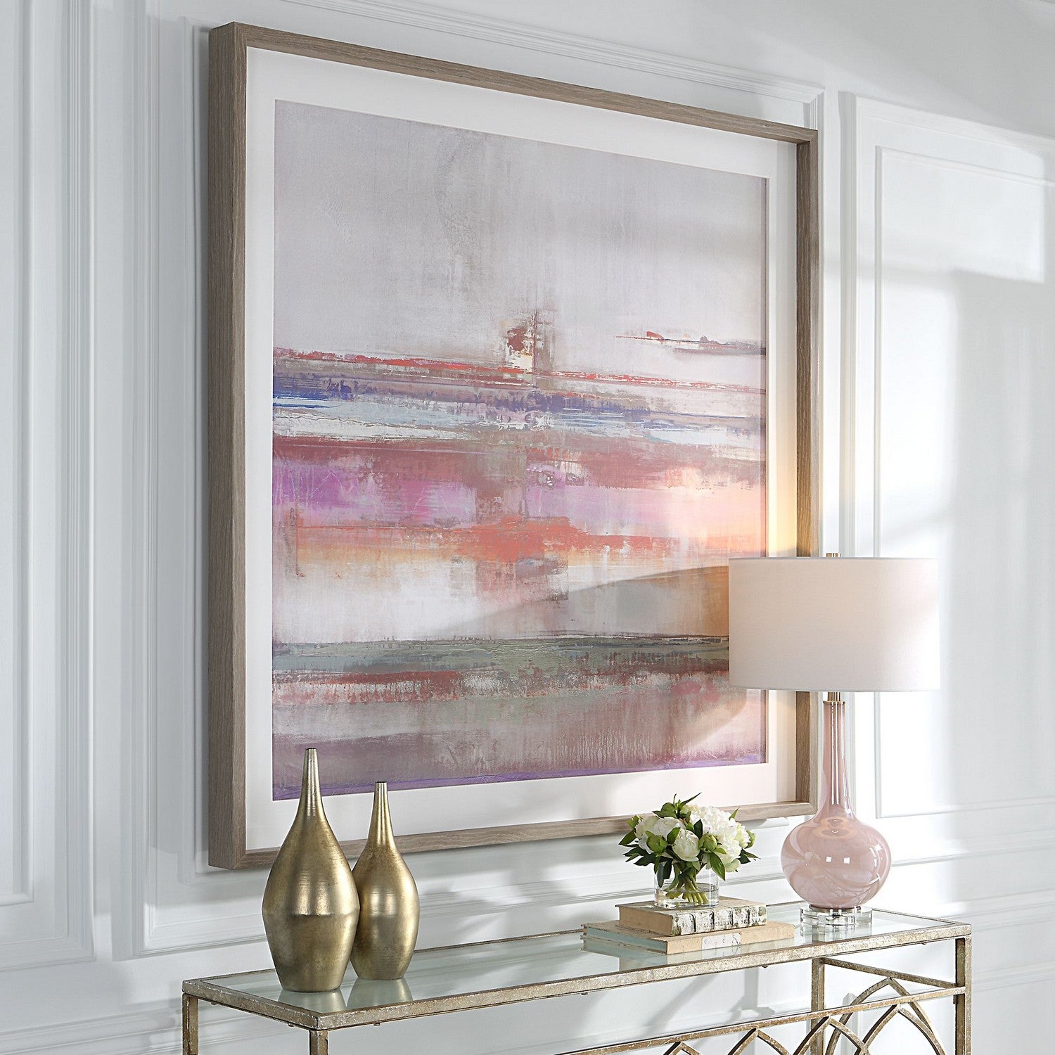 Uttermost - 41451 - Framed Print - Torrent - Brushed Light Oak