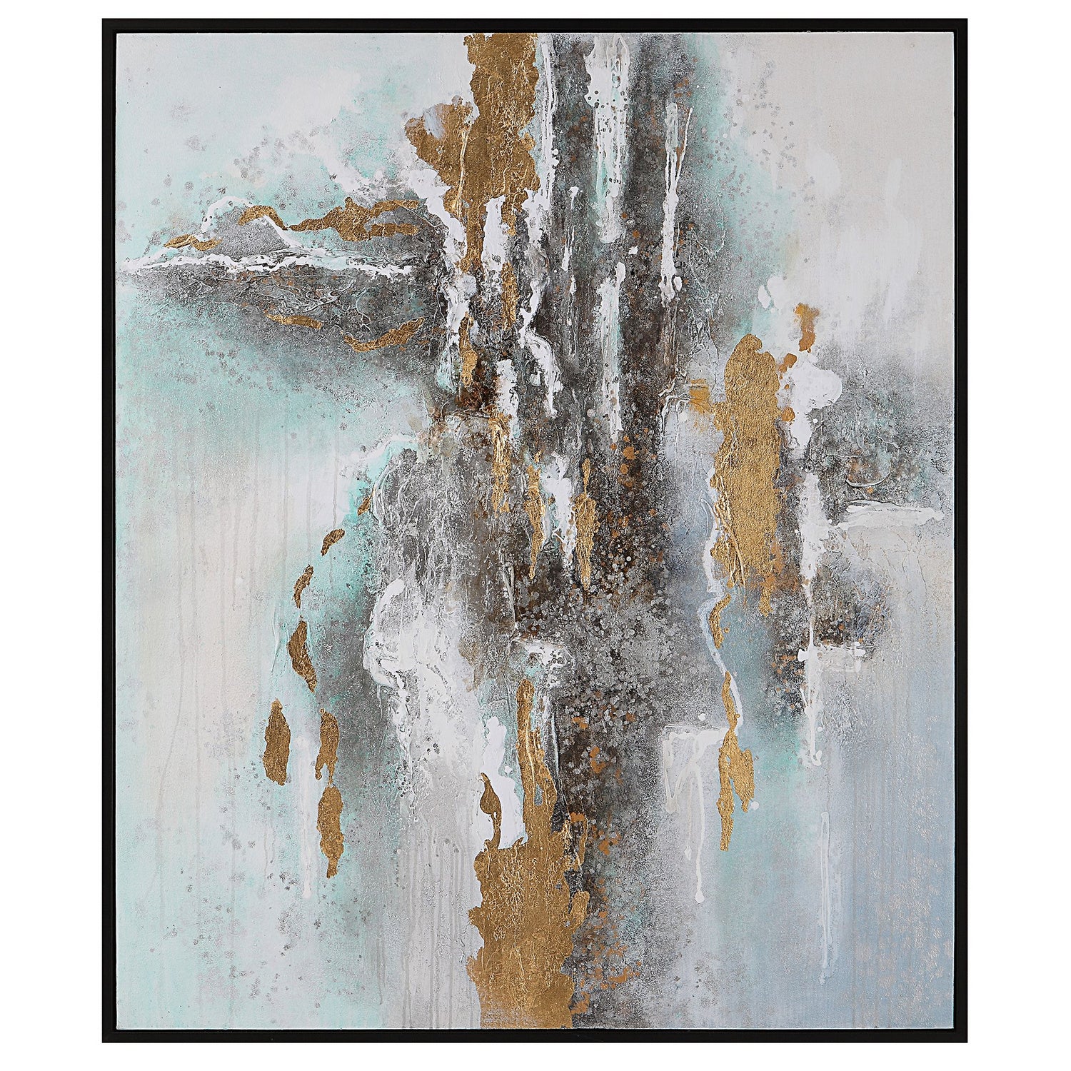 Uttermost - 41462 - Hand Painted Canvas - Mountain Mist - Black