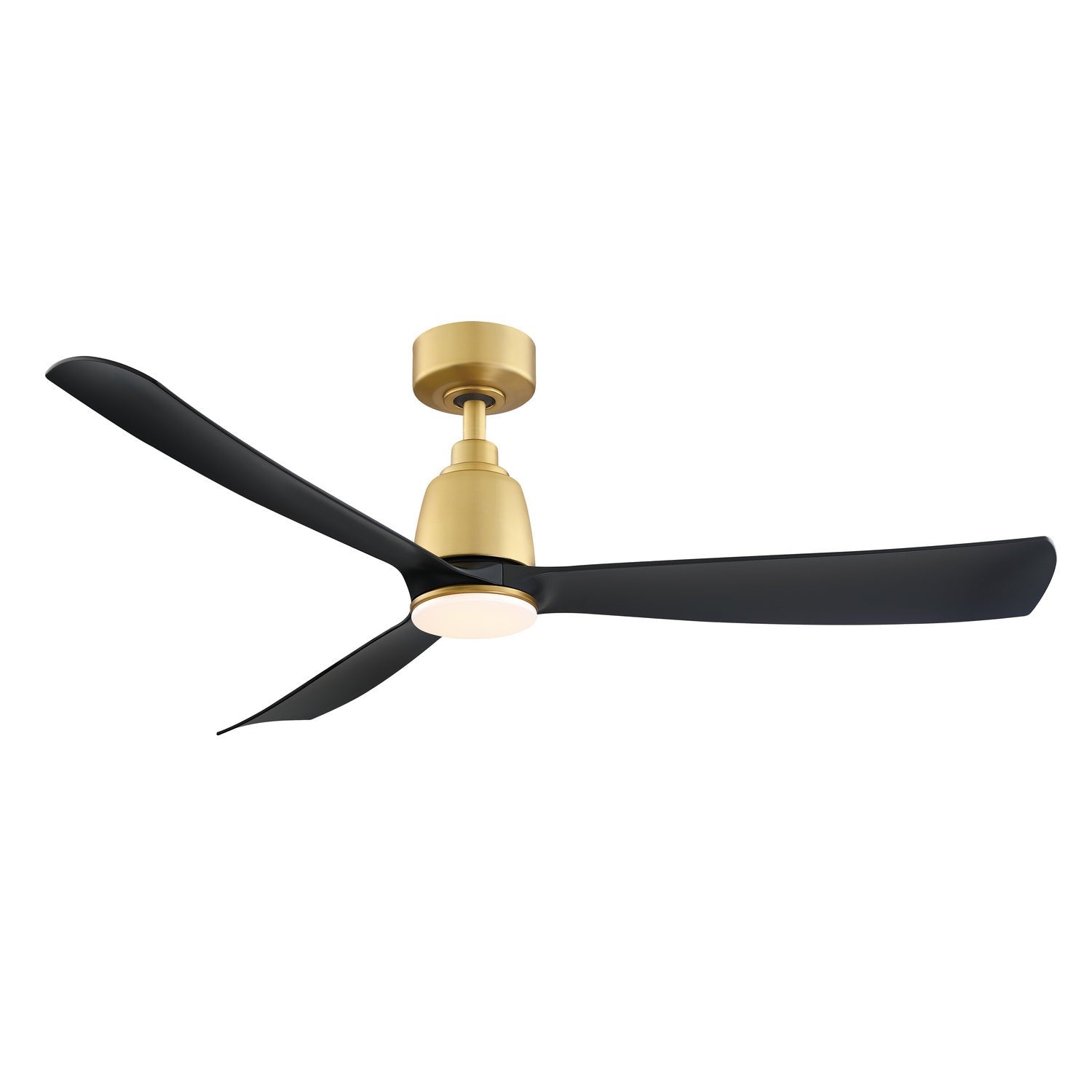 Fanimation - FPD8534BSBL - 52"Ceiling Fan - Kute 52 - Brushed satin Brass